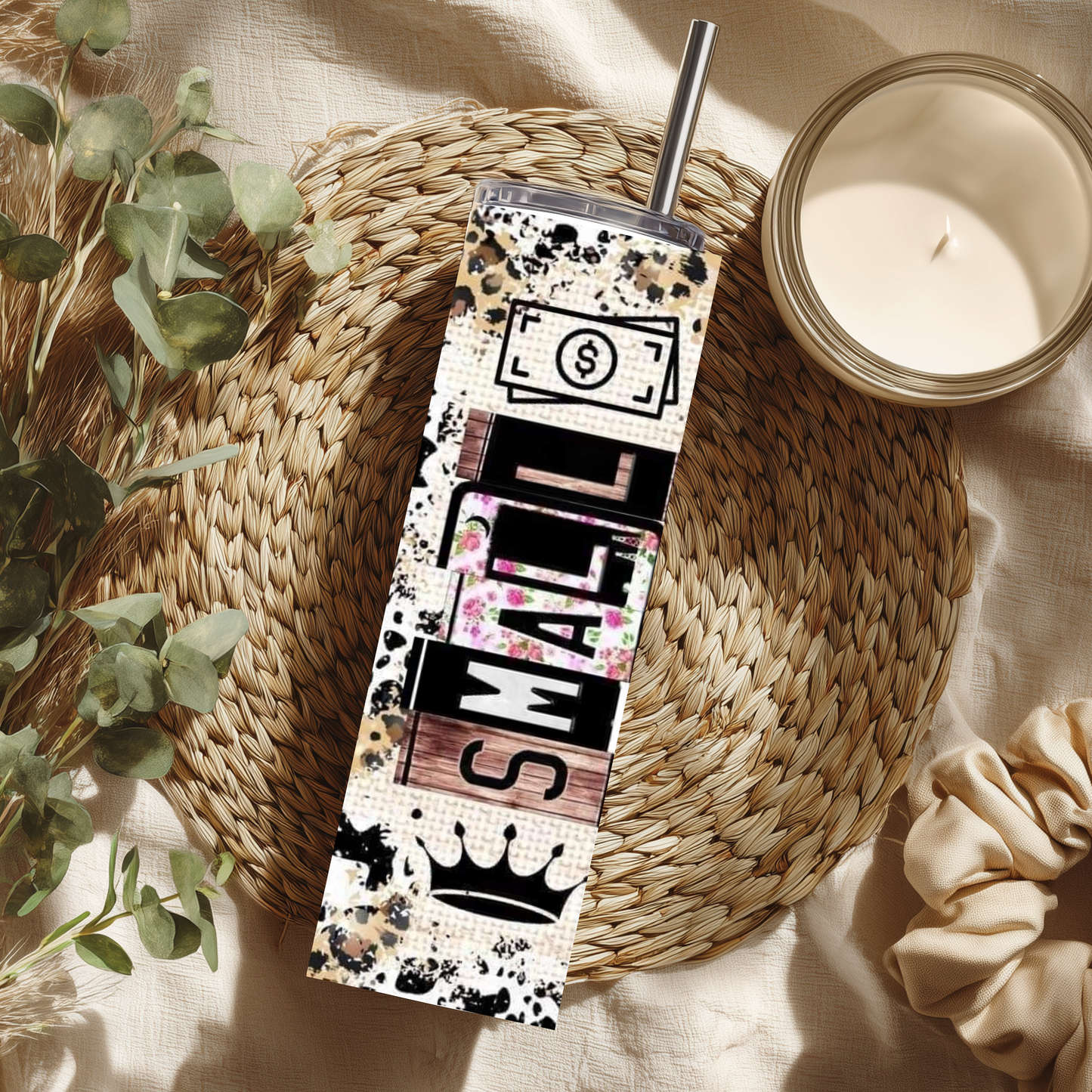 Small Business Owner – Hustle & Heart Tumbler