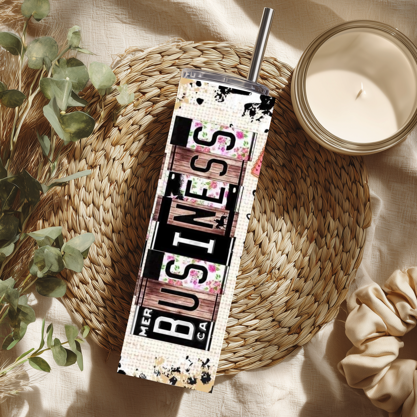 Small Business Owner – Hustle & Heart Tumbler